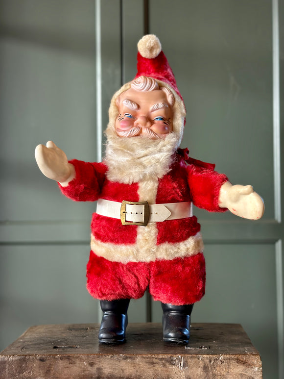 Rubber Faced Vintage Santa