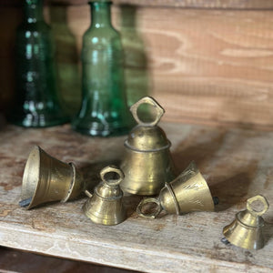 Set of 5 Brass Bells